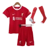 9f9e319371a07fc4ffad31965589de49 9F9E319371A07Fc4Ffad31965589De49 Kids Liverpool Home Soccer Jersey Whole Kit (Jersey+Shorts+Socks) 2023/24 - Top Soccer Jerseys: Fan &Amp; Player Versions | Goalkits.net