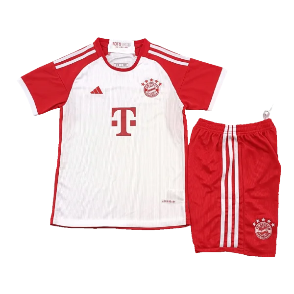 Kids'S Bayern Munich Home Soccer Jersey Whole Kit (Jersey+Shorts+Socks) 2023/24 - Top Soccer Jerseys: Fan &Amp; Player Versions | Goalkits.net