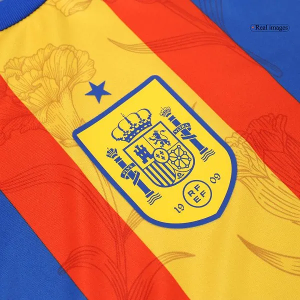 Men'S Spain Pre - Match Soccer Jersey Shirt Euro 2024 - Fan Version - Top Soccer Jerseys: Fan &Amp; Player Versions | Goalkits.net