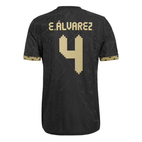 Men'S Authentic E.álvarez #4 Mexico Gold Cup Third Away Soccer Jersey Shirt 2025 - Player Version - Top Soccer Jerseys: Fan &Amp; Player Versions | Goalkits.net