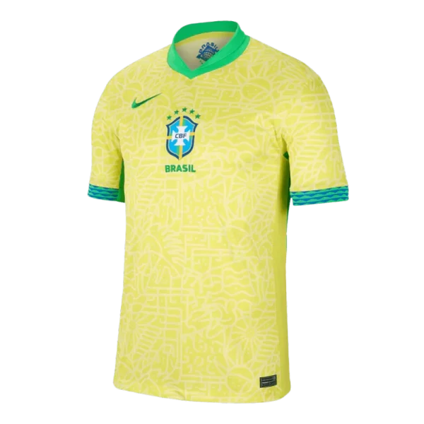 Men's Brazil Home Soccer Jersey Shirt COPA AMÉRICA 2024 - Fan Version