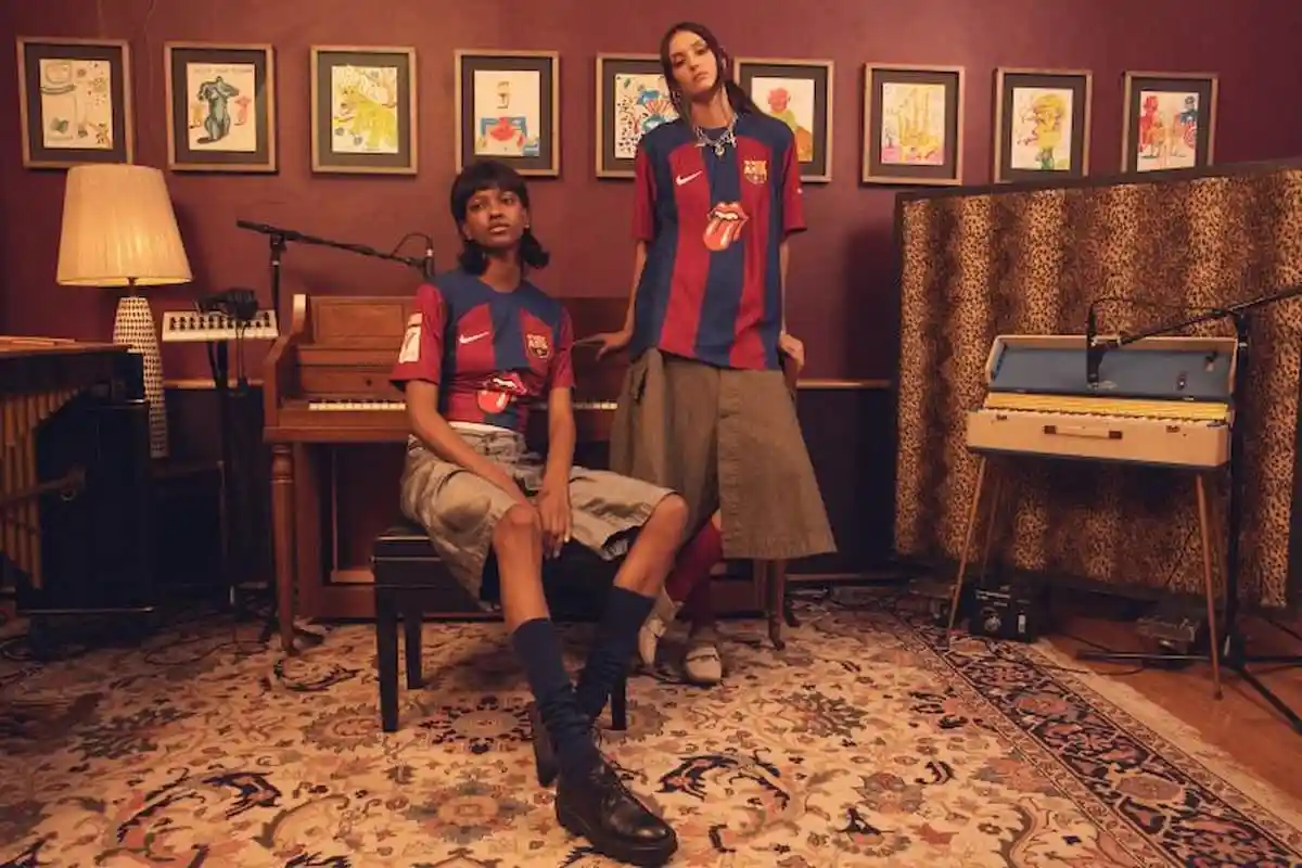 Barcelona X Rolling Stones Soccer Jersey