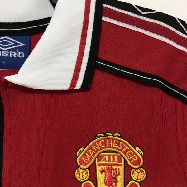 Men'S Retro 1998 Manchester United Home Long Sleeves Soccer Jersey Shirt - Top Soccer Jerseys: Fan &Amp; Player Versions | Goalkits.net