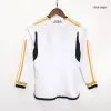 2F919Ea190Fb8E317C451A3515D2E119 Kids Real Madrid Home Long Sleeve Soccer Jersey Kit (Jersey+Shorts) 2023/24 - Top Soccer Jerseys: Fan &Amp; Player Versions | Goalkits.net