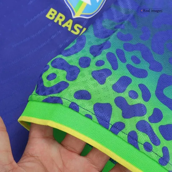 Men'S Authentic Neymar Jr #10 Brazil Away Soccer Jersey Shirt 2022 - Top Soccer Jerseys: Fan &Amp; Player Versions | Goalkits.net