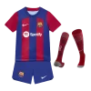 41908Cb75F064841Bb86E515D3E2E66E Kids Barcelona Home Soccer Jersey Whole Kit (Jersey+Shorts+Socks) 2023/24 - Top Soccer Jerseys: Fan &Amp; Player Versions | Goalkits.net