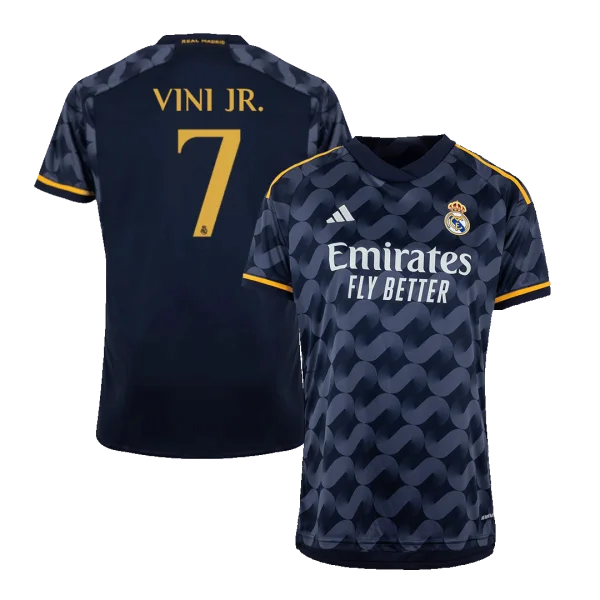 Men'S Vini Jr. #7 Real Madrid Away Soccer Jersey Shirt 2023/24 - Top Soccer Jerseys: Fan &Amp; Player Versions | Goalkits.net