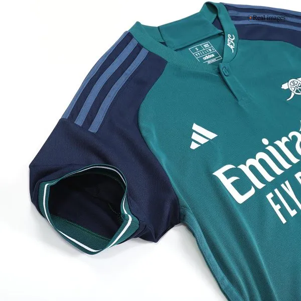 Men'S Arsenal Third Away Soccer Jersey Kit (Jersey+Shorts) 2023/24 - Top Soccer Jerseys: Fan &Amp; Player Versions | Goalkits.net