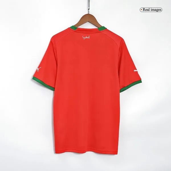 Men'S Morocco  Home Soccer Jersey Shirt 2022 - Top Soccer Jerseys: Fan &Amp; Player Versions | Goalkits.net