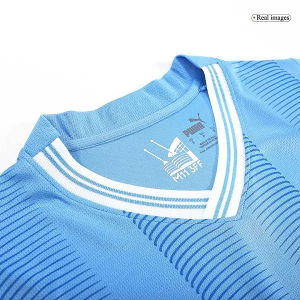 Men'S J.alvarez #19 Manchester City Home Soccer Jersey Shirt 2023/24 - Fan Version - Top Soccer Jerseys: Fan &Amp; Player Versions | Goalkits.net