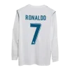 8Cb87B92Aaa0Bbb536C7A119D512F2F6 Men'S Retro 2017/18 Ronaldo #7 Real Madrid Home Long Sleeves Soccer Jersey Shirt - Top Soccer Jerseys: Fan &Amp; Player Versions | Goalkits.net