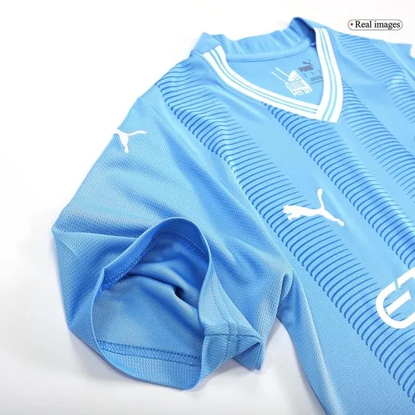 Men'S J.alvarez #19 Manchester City Home Soccer Jersey Shirt 2023/24 - Fan Version - Top Soccer Jerseys: Fan &Amp; Player Versions | Goalkits.net