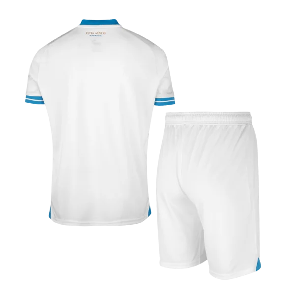 Men'S Marseille Home Soccer Jersey Kit (Jersey+Shorts) 2023/24 - Top Soccer Jerseys: Fan &Amp; Player Versions | Goalkits.net