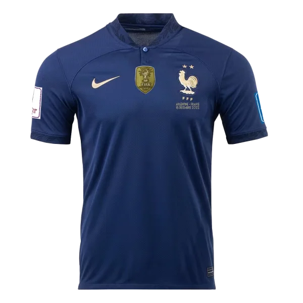 Men'S France Final Edition Home Soccer Jersey Shirt 2022 - Top Soccer Jerseys: Fan &Amp; Player Versions | Goalkits.net
