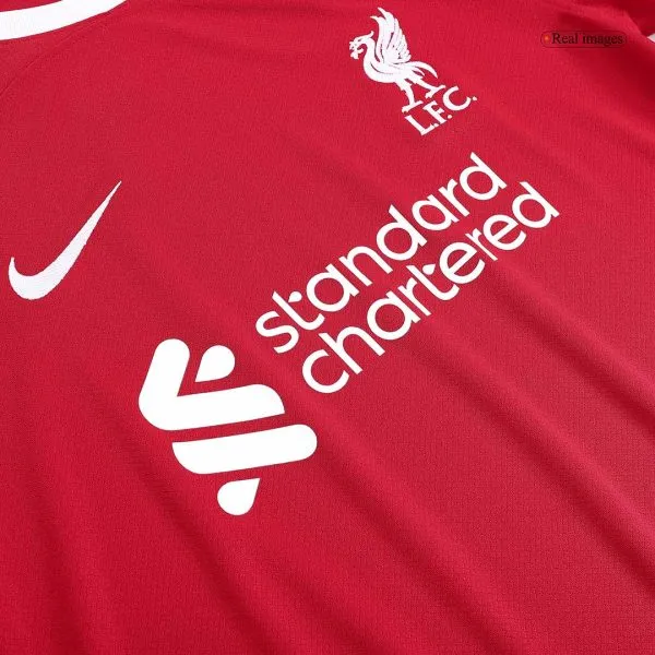 Men'S Liverpool Home Soccer Jersey Kit (Jersey+Shorts) 2023/24 - Top Soccer Jerseys: Fan &Amp; Player Versions | Goalkits.net