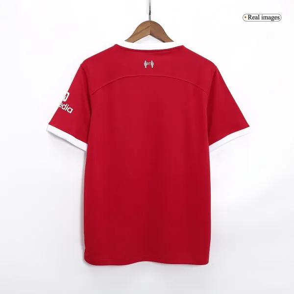 Men'S Liverpool Home Soccer Jersey Kit (Jersey+Shorts) 2023/24 - Top Soccer Jerseys: Fan &Amp; Player Versions | Goalkits.net