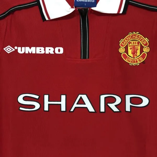 Men'S Retro 1998 Manchester United Home Long Sleeves Soccer Jersey Shirt - Top Soccer Jerseys: Fan &Amp; Player Versions | Goalkits.net