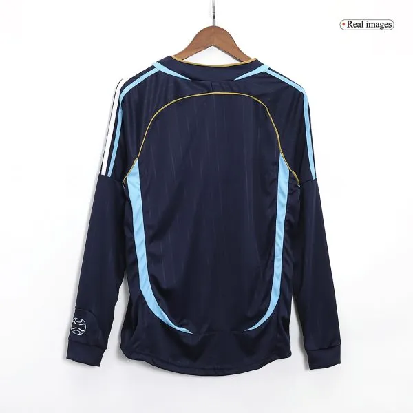 Men'S Retro 2006 Argentina Away Long Sleeves Soccer Jersey Shirt - Top Soccer Jerseys: Fan &Amp; Player Versions | Goalkits.net
