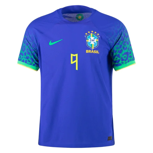 Men'S Authentic Richarlison #9 Brazil Away Soccer Jersey Shirt 2022 - Top Soccer Jerseys: Fan &Amp; Player Versions | Goalkits.net
