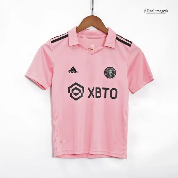 Kids Messi #10 Inter Miami Cf Home Soccer Jersey Kit (Jersey+Shorts) 2022 - Top Soccer Jerseys: Fan &Amp; Player Versions | Goalkits.net