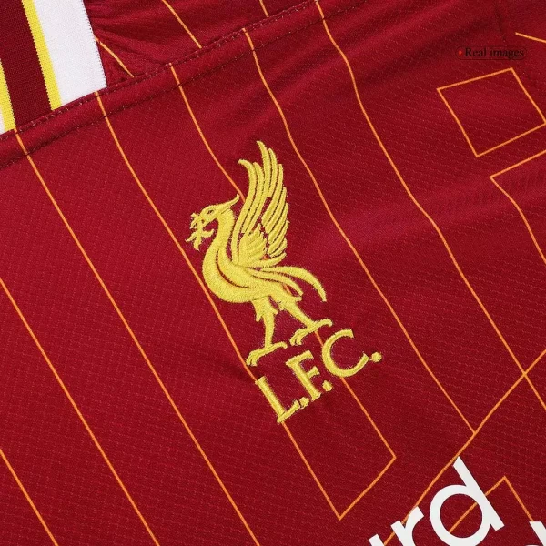 Men'S Liverpool Home Soccer Jersey Shirt 2024/25 - Top Soccer Jerseys: Fan &Amp; Player Versions | Goalkits.net
