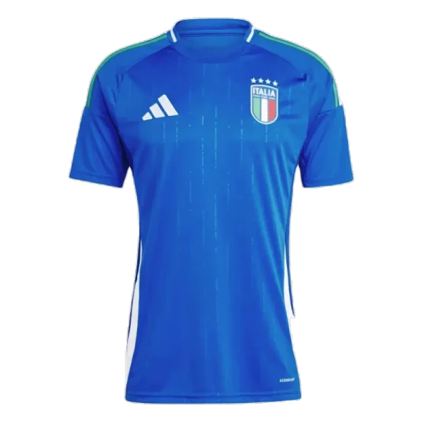 Men'S Italy Home Soccer Jersey Shirt Euro 2024 - Fan Version
