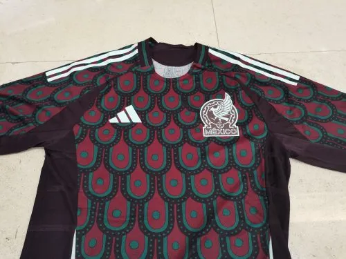 Men's  Mexico Home Soccer Jersey Shirt COPA AMÉRICA 2024 photo review