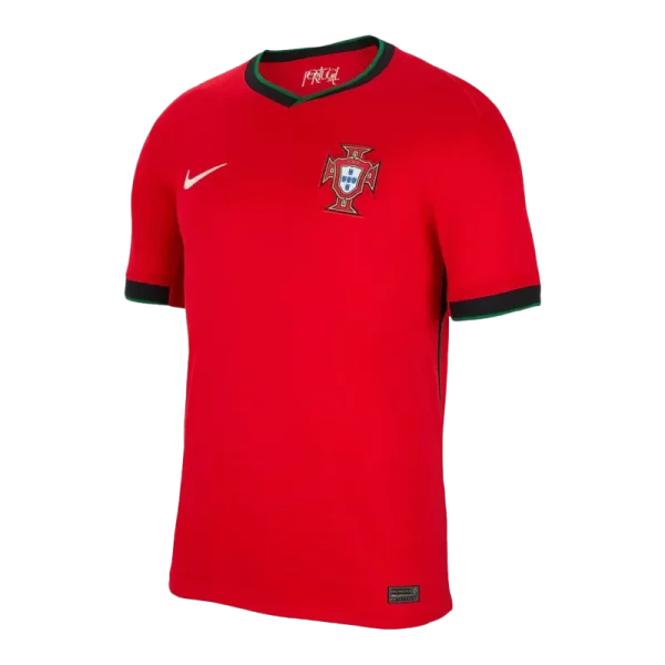 Men's Portugal Home Soccer Jersey Shirt Euro 2024 - Fan Version