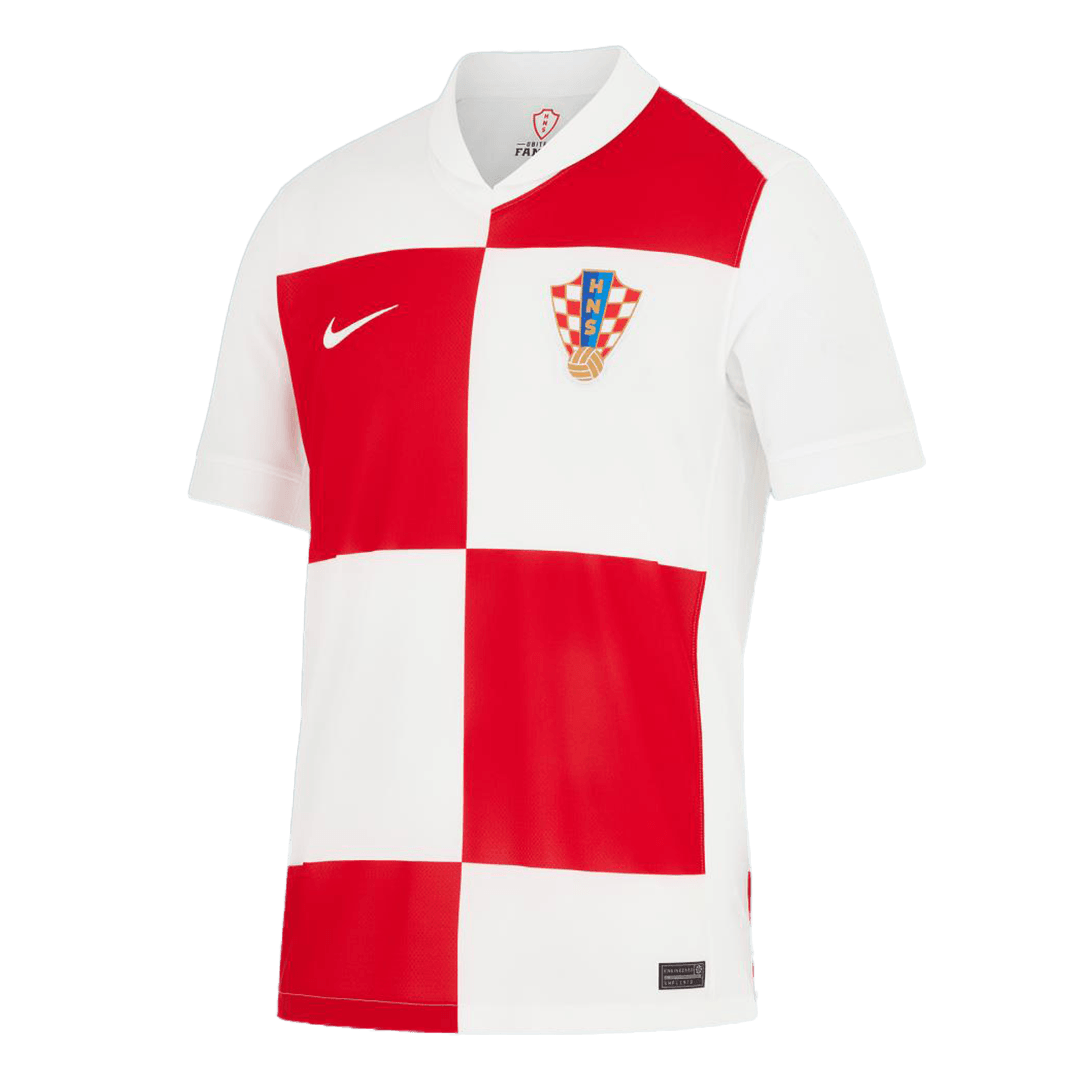 Men Croatia EURO 2024 Soccer Jersey Home 2024 Fan Version| Goalkits.net