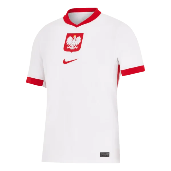Men'S Poland Home Soccer Jersey Shirt Euro 2024 Fan Version - Top Soccer Jerseys: Fan &Amp; Player Versions | Goalkits.net