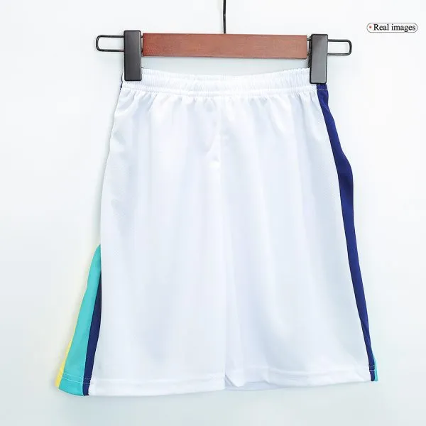 Kids Brazil Away Soccer Jersey Kit (Jersey+Shorts) Copa América 2024 - Top Soccer Jerseys: Fan &Amp; Player Versions | Goalkits.net