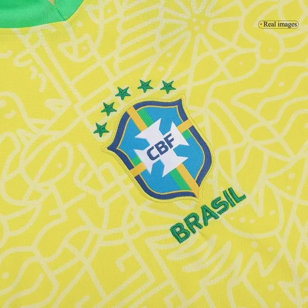 Men'S Brazil Home Soccer Jersey Whole Kit (Jersey+Shorts+Socks) Copa América 2024 - Top Soccer Jerseys: Fan &Amp; Player Versions | Goalkits.net
