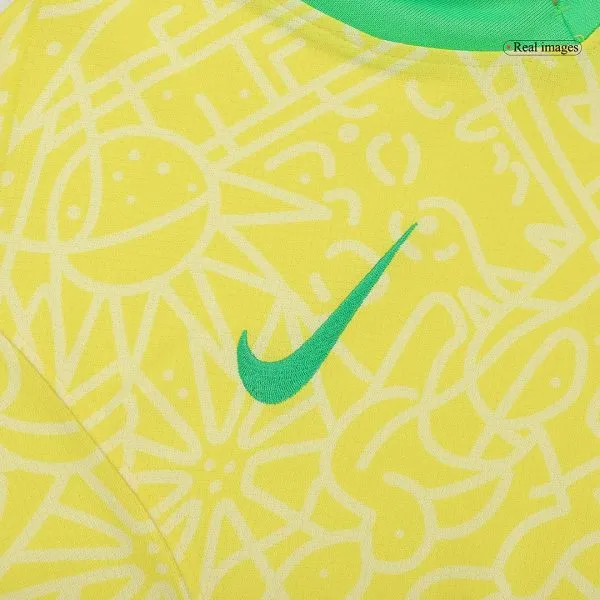 Men'S Brazil Home Soccer Jersey Whole Kit (Jersey+Shorts+Socks) Copa América 2024 - Top Soccer Jerseys: Fan &Amp; Player Versions | Goalkits.net