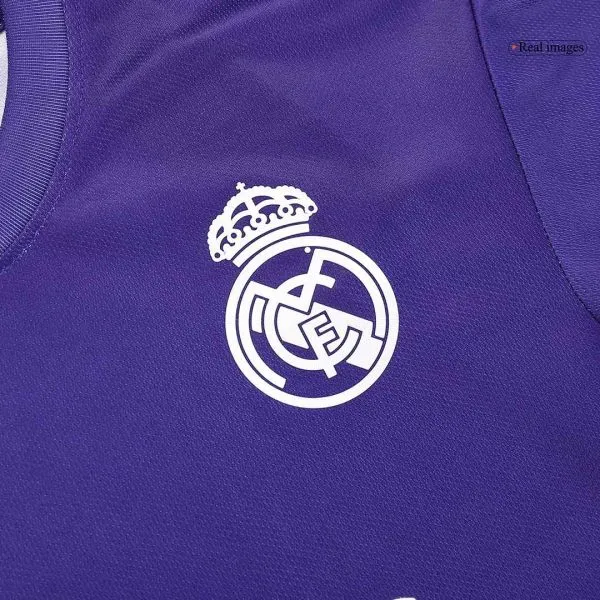 Kids Real Madrid Y-3 Fourth Away Soccer Jersey Kit (Jersey+Shorts) 2023/24 - Top Soccer Jerseys: Fan &Amp; Player Versions | Goalkits.net