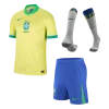 D73832Ca6F625C8368A376A5Be8391Cb Men'S Brazil Home Soccer Jersey Whole Kit (Jersey+Shorts+Socks) Copa América 2024 - Top Soccer Jerseys: Fan &Amp; Player Versions | Goalkits.net