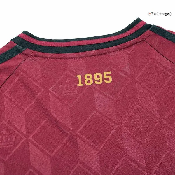 Kids Belgium Home Soccer Jersey Kit (Jersey+Shorts) Euro 2024 - Top Soccer Jerseys: Fan &Amp; Player Versions | Goalkits.net