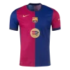 4794F07074E0C4F634Ede9Df89Acddd1 Men'S Authentic Barcelona Home Spotify Logo Without Text Soccer Jersey Shirt 2024/25 - Player Version - Top Soccer Jerseys: Fan &Amp; Player Versions | Goalkits.net
