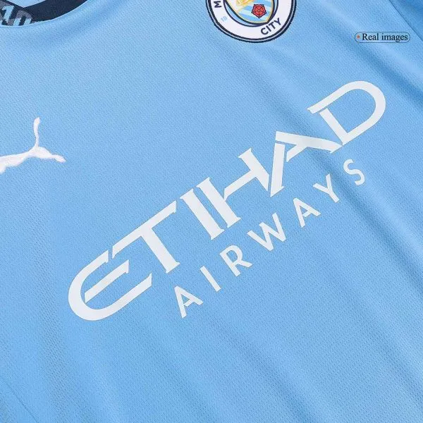 Ucl Men'S De Bruyne #17 Manchester City Home Soccer Jersey Shirt 2024/25 - Fan Version - Top Soccer Jerseys: Fan &Amp; Player Versions | Goalkits.net