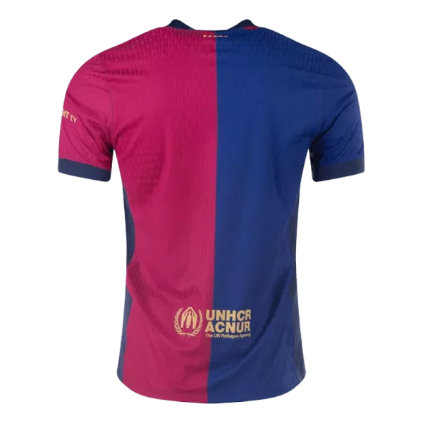 Men'S Authentic Barcelona Home Spotify Logo Without Text Soccer Jersey Shirt 2024/25 - Player Version - Top Soccer Jerseys: Fan &Amp; Player Versions | Goalkits.net