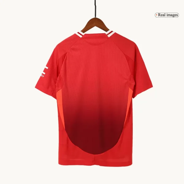 Men'S Authentic Manchester United Home Soccer Jersey Shirt 2024/25 - Player Version - Top Soccer Jerseys: Fan &Amp; Player Versions | Goalkits.net