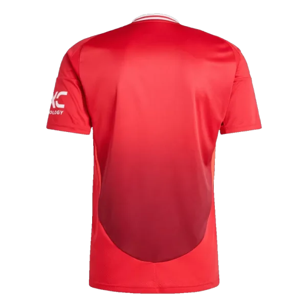 Men'S Manchester United Home Soccer Jersey Shirt 2024/25 - Fan Version - Top Soccer Jerseys: Fan &Amp; Player Versions | Goalkits.net