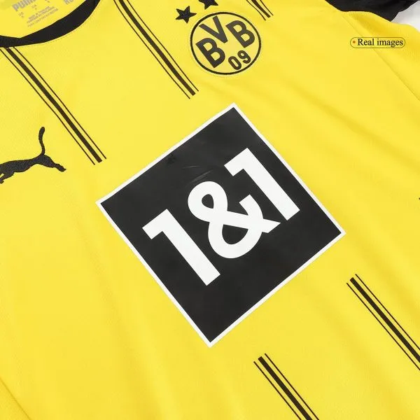 Men'S Borussia Dortmund Home Soccer Jersey Kit (Jersey+Shorts) 2024/25 - Top Soccer Jerseys: Fan &Amp; Player Versions | Goalkits.net