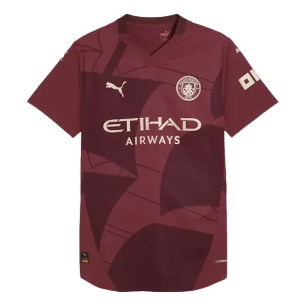 Men's Authentic Manchester City Third Away Soccer Jersey Shirt 2024/25 - Player Version