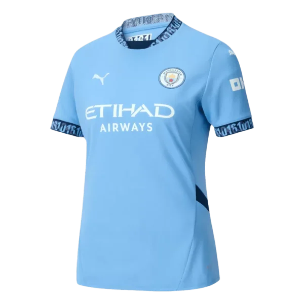 Women's Manchester City Home Soccer Jersey Shirt 2024/25