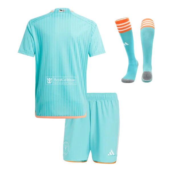 Kids Inter Miami Cf Third Away Soccer Jersey Whole Kit (Jersey+Shorts+Socks) 2024 - Top Soccer Jerseys: Fan &Amp; Player Versions | Goalkits.net