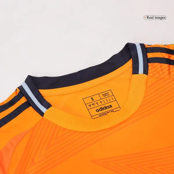 Premium Quality Men'S Real Madrid Away Soccer Jersey Whole Kit (Jersey+Shorts+Socks) 2024/25 - Top Soccer Jerseys: Fan &Amp; Player Versions | Goalkits.net