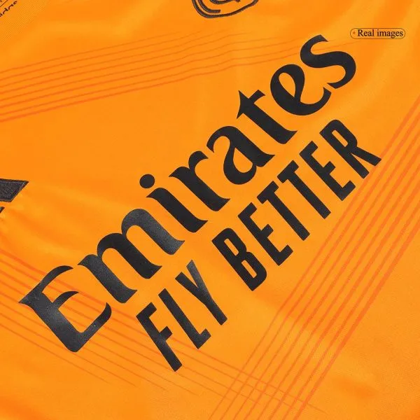 Men'S Real Madrid Away Long Sleeves Soccer Jersey Shirt 2024/25 - Fan Version - Top Soccer Jerseys: Fan &Amp; Player Versions | Goalkits.net