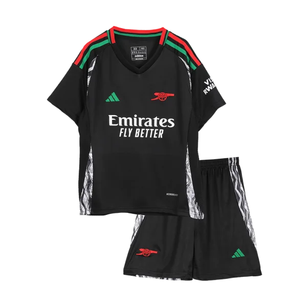 Kids Arsenal Away Soccer Jersey Kit (Jersey+Shorts) 2024/25 - Top Soccer Jerseys: Fan &Amp; Player Versions | Goalkits.net