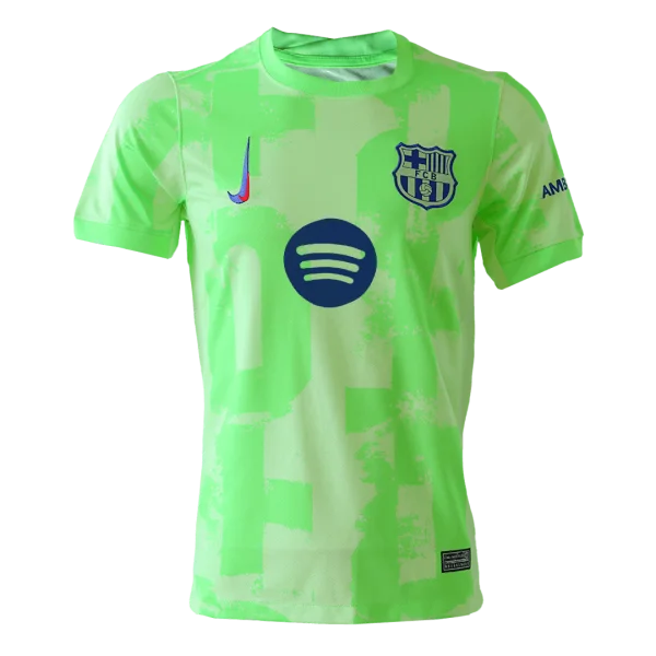 Premium Quality Men'S Barcelona Third Away Soccer Jersey Shirt 2024/25 Spotify Logo Without Text- Fan Version - Top Soccer Jerseys: Fan &Amp; Player Versions | Goalkits.net
