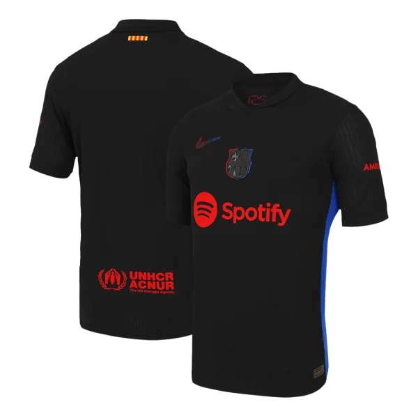 Men'S Authentic Barcelona Away Soccer Jersey Shirt 2024/25 - Player Version - Top Soccer Jerseys: Fan &Amp; Player Versions | Goalkits.net